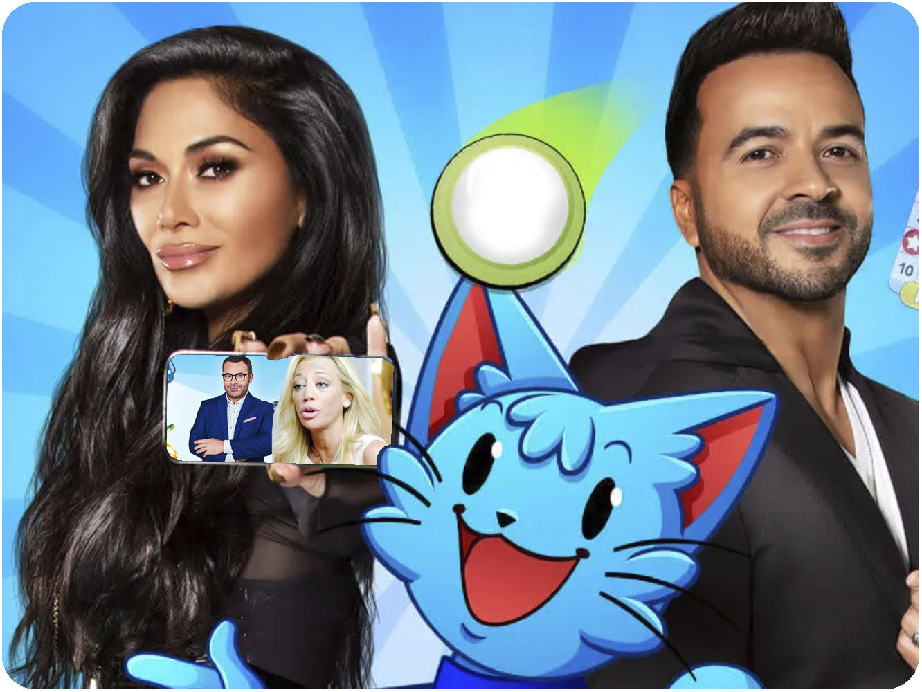 Luis Fonsi y Nicole Smellsweird lanzan ‘She’s Bingo’, para… erm, promocionar un app de bingo